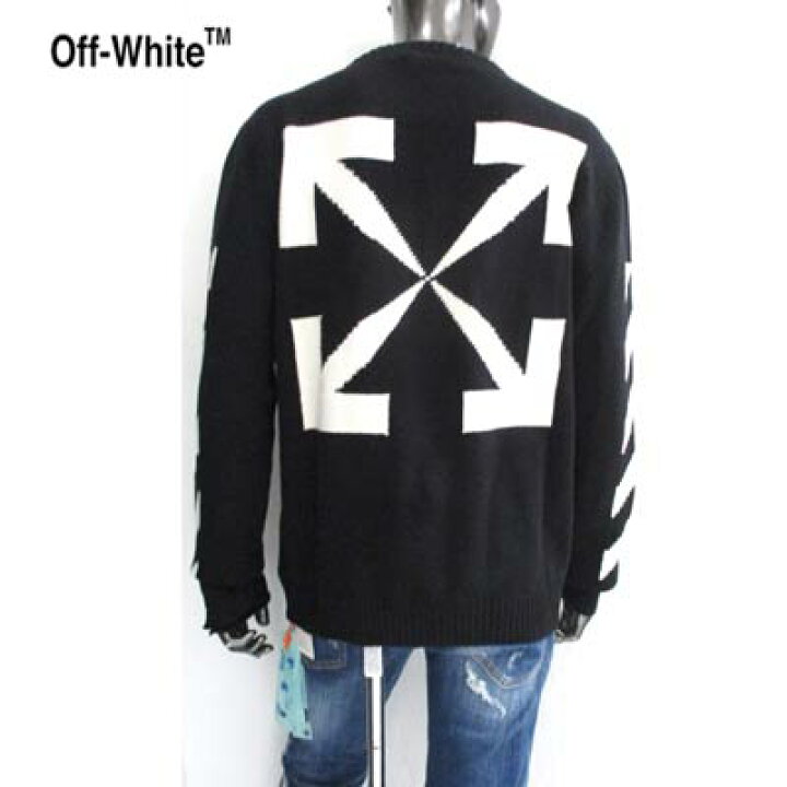楽天市場】オフホワイト OFF-WHITE メンズ トップス ニット セーター 