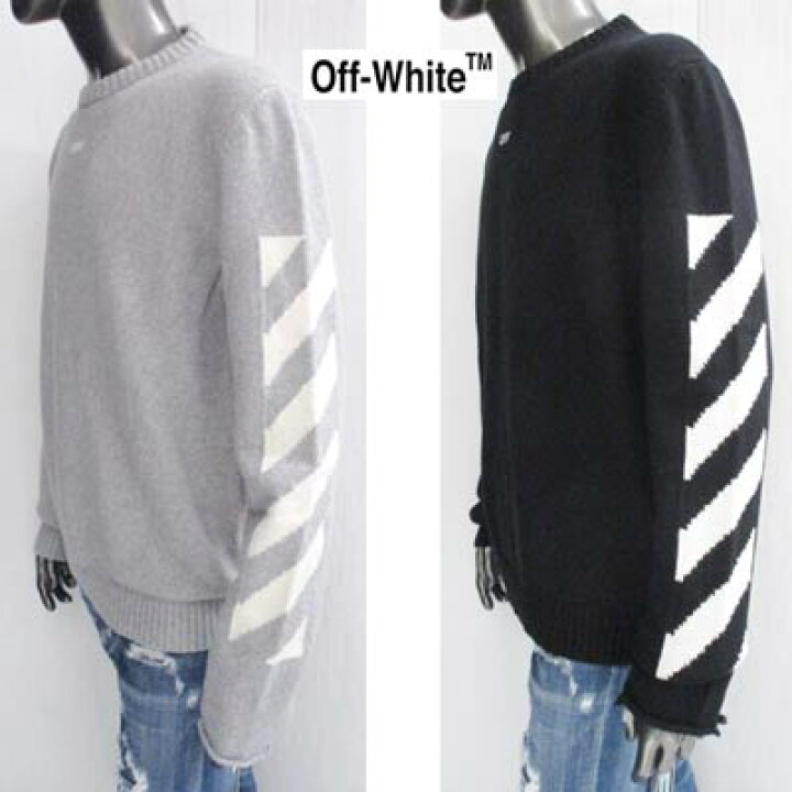 楽天市場】オフホワイト OFF-WHITE メンズ トップス ニット セーター 