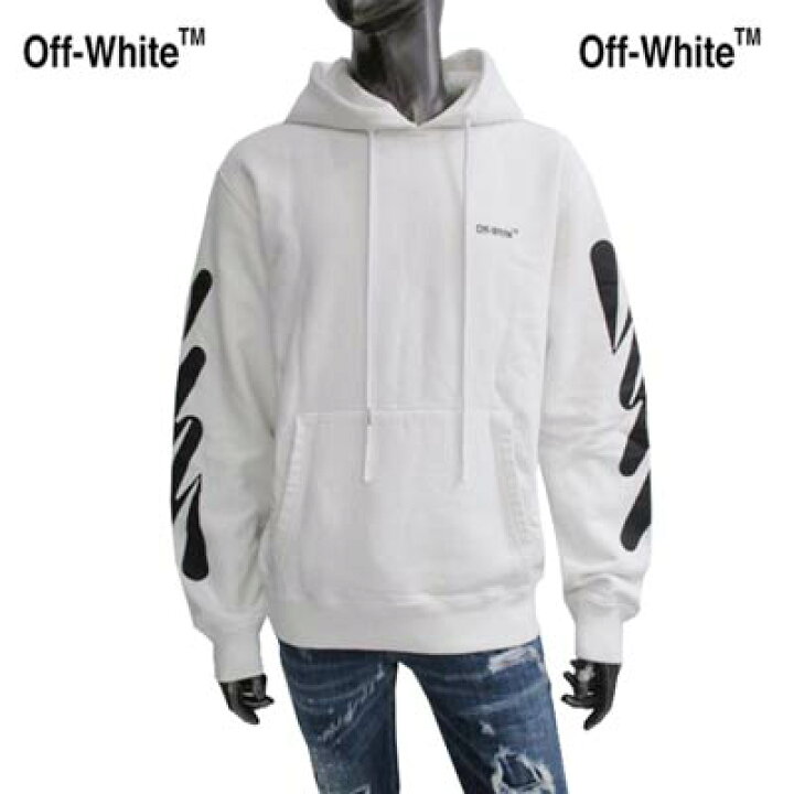 オフホワイト OFF-WHITE メンズ トップス パーカー フーディ ロゴ  