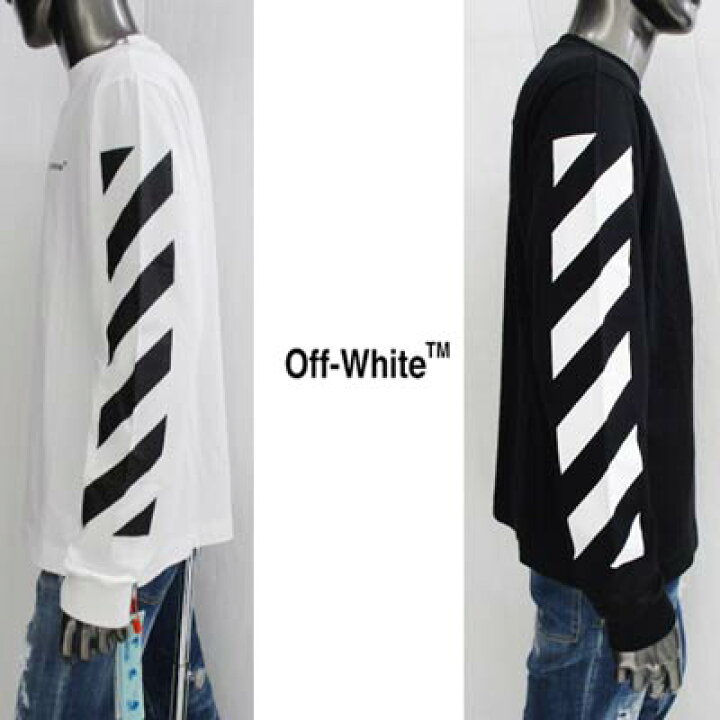 楽天市場】オフホワイト OFF-WHITE メンズ トップス ロンT カットソー 