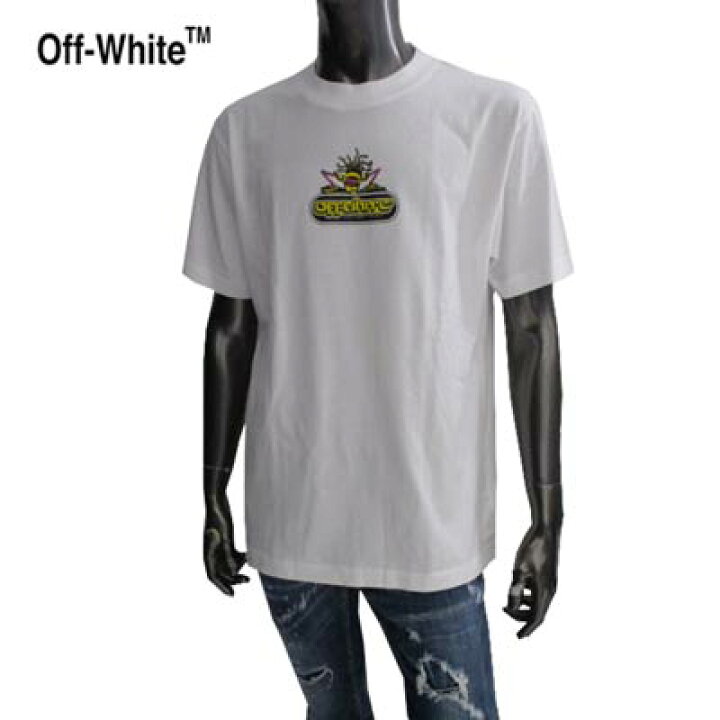 楽天市場】オフホワイト OFF-WHITE メンズ トップス Tシャツ 半袖 ロゴ  