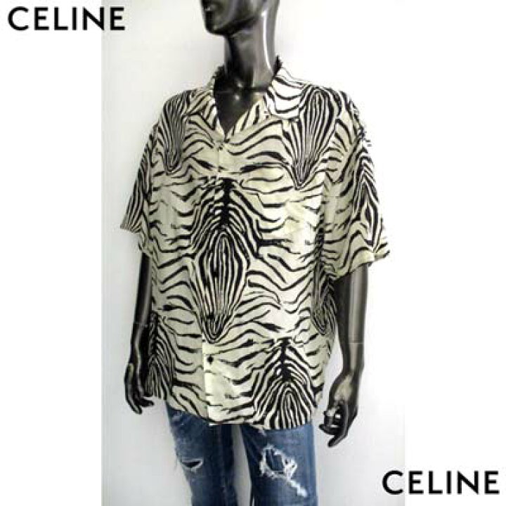 楽天市場】セリーヌ CELINE メンズ トップス シャツ カジュアル 半袖  