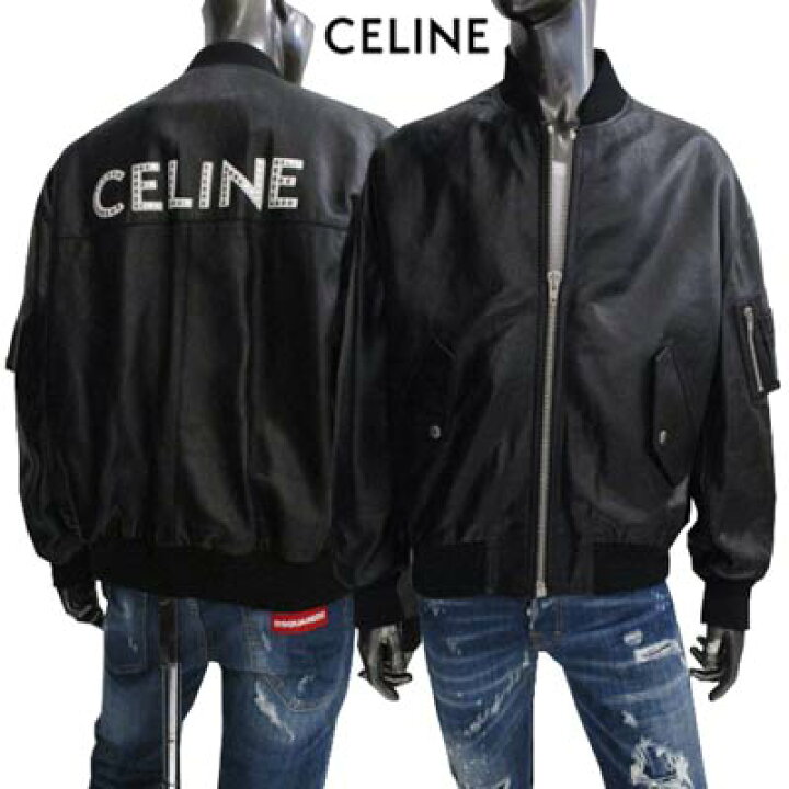 楽天市場】セリーヌ CELINE メンズ アウター ジャケット ロゴ バック  