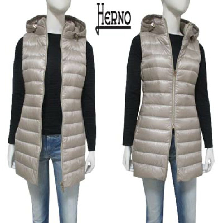 楽天市場】ヘルノ HERNO レディース アウター ダウン ベスト  