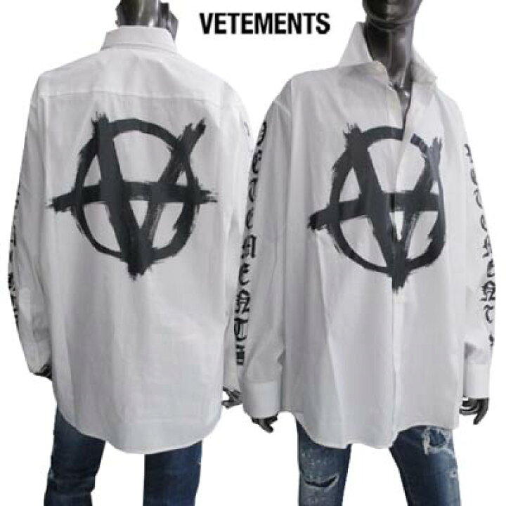 楽天市場】ヴェトモン VETEMENTS メンズ トップス シャツ 長袖 ロゴ 