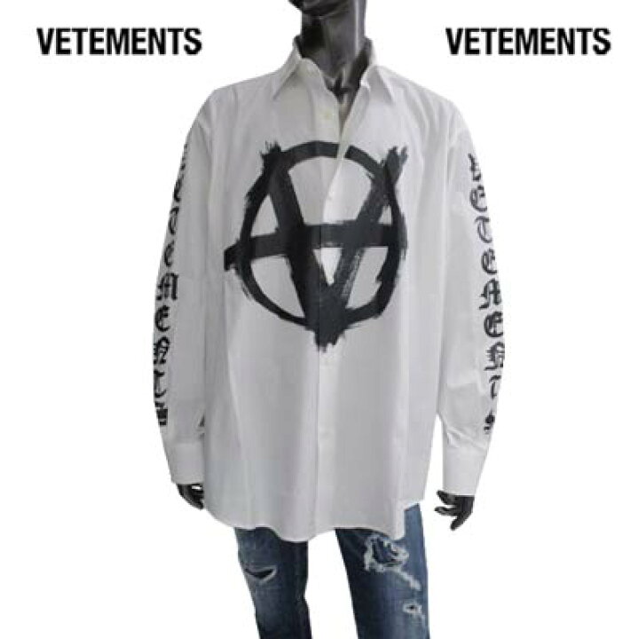 楽天市場】ヴェトモン VETEMENTS メンズ トップス シャツ 長袖 ロゴ 