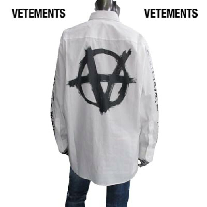 楽天市場】ヴェトモン VETEMENTS メンズ トップス シャツ 長袖 ロゴ  