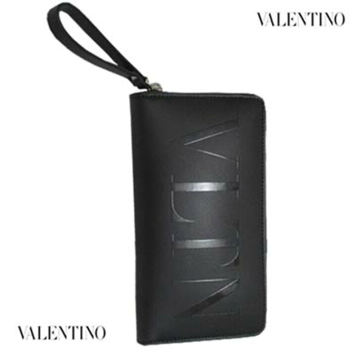 ヴァレンティノ VALENTINO ラウンドファスナー ロングウォレット VLTN  