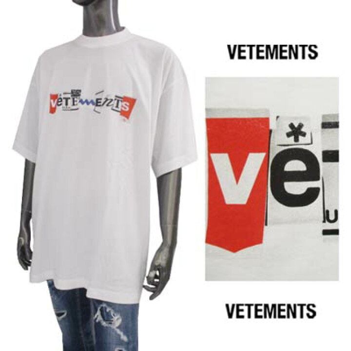 楽天市場】ヴェトモン VETEMENTS メンズ トップス Tシャツ 半袖 ロゴ 