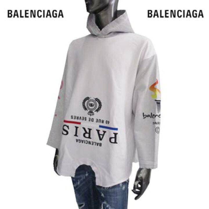 楽天市場】バレンシアガ BALENCIAGA メンズ プルオーバーパーカー 