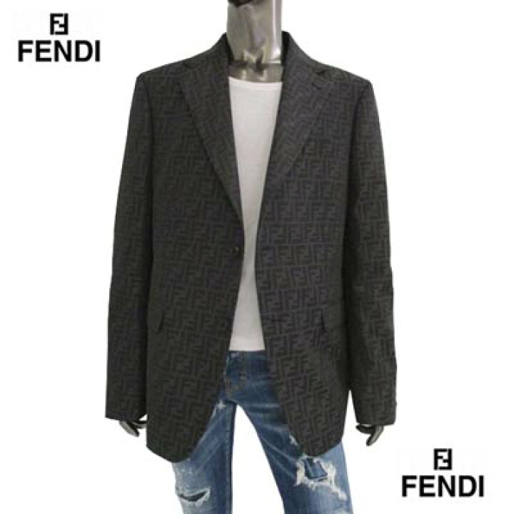 楽天市場】フェンディFENDIメンズ トップス アウター ジャケットロゴ 
