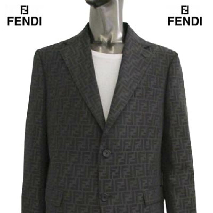 楽天市場】フェンディFENDIメンズ トップス アウター ジャケットロゴ 