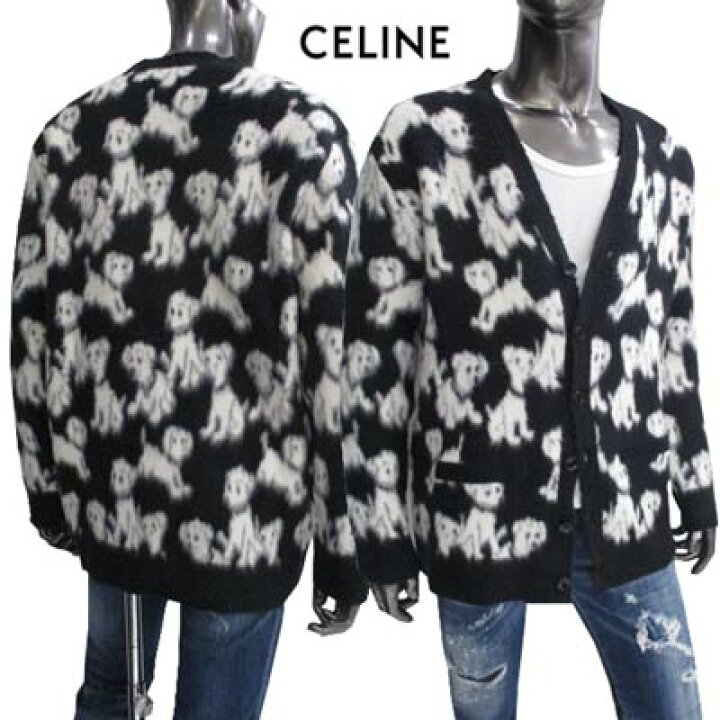 楽天市場】セリーヌ CELINE メンズ トップス カーディガン ロゴ 