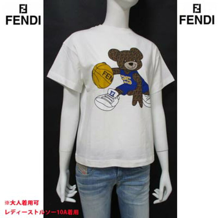楽天市場】フェンディFENDIキッズ 子供服 トップス Tシャツ 半袖 ※大人 