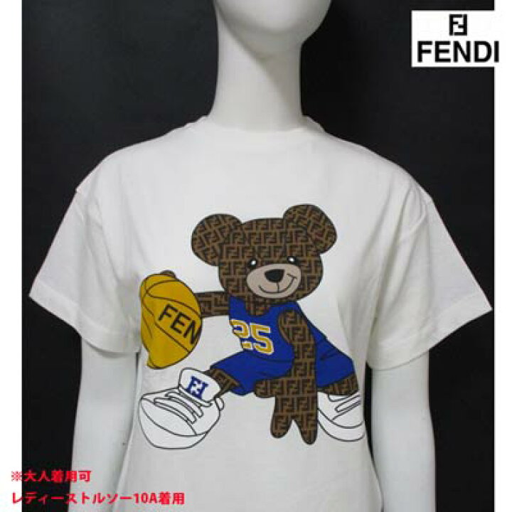 楽天市場】フェンディFENDIキッズ 子供服 トップス Tシャツ 半袖 ※大人 