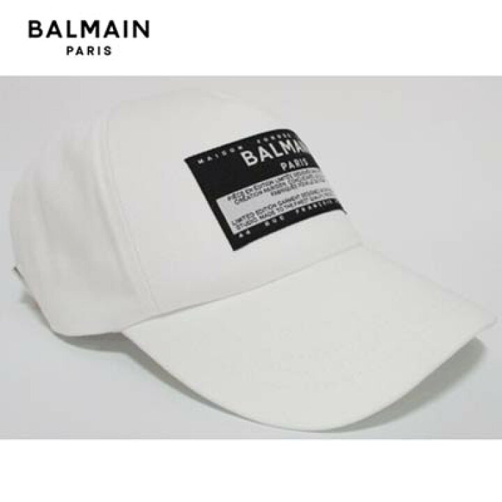 楽天市場】バルマン BALMAIN メンズ 帽子 キャップ ロゴ ユニセックス 