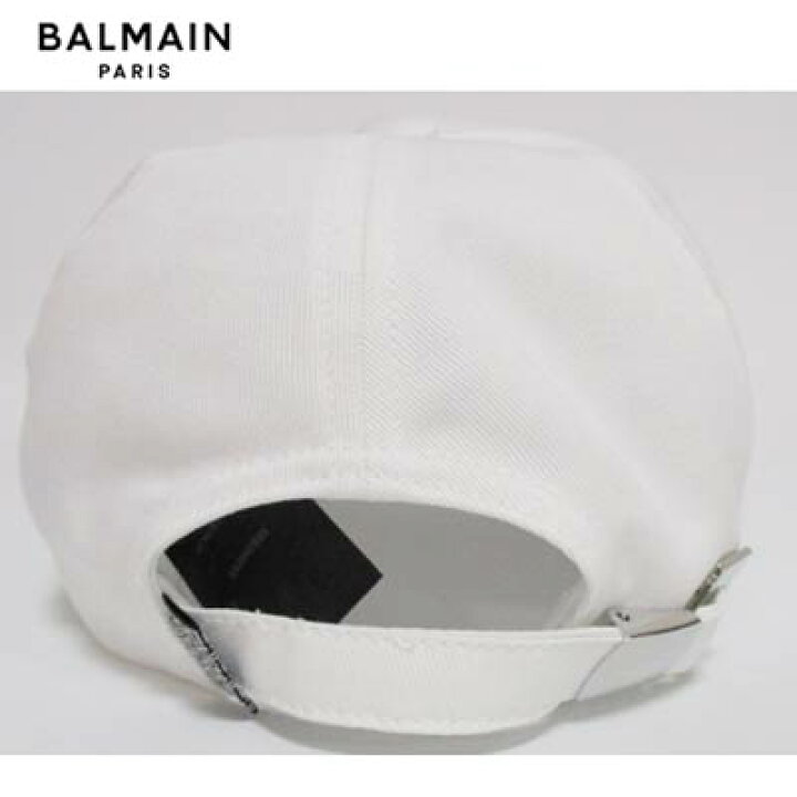 楽天市場】バルマン BALMAIN メンズ 帽子 キャップ ロゴ ユニセックス 