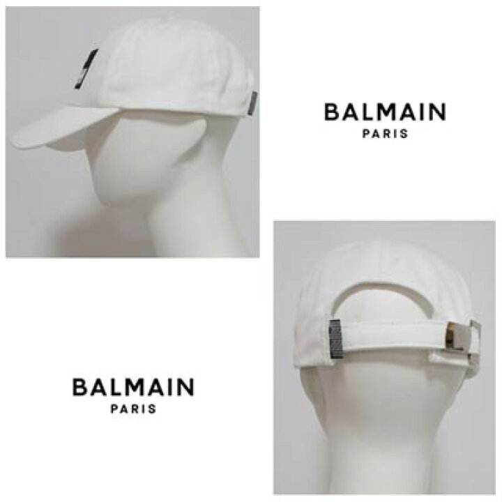 楽天市場】バルマン BALMAIN メンズ 帽子 キャップ ロゴ ユニセックス 