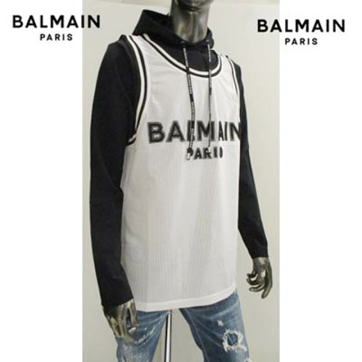 楽天市場】バルマン BALMAIN メンズ トップス パーカー ロングスリーブ 