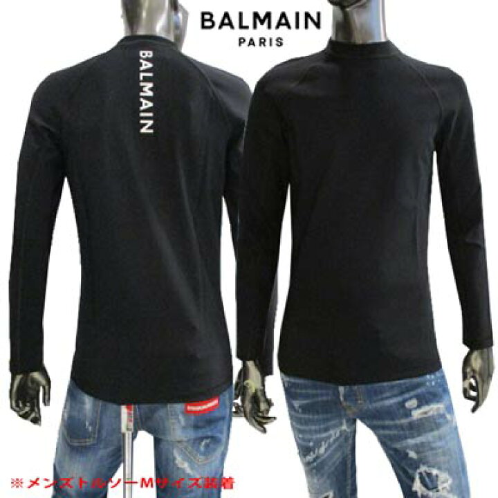 楽天市場】バルマン BALMAIN メンズ トップス Tシャツ ロンT 長袖 ロゴ 