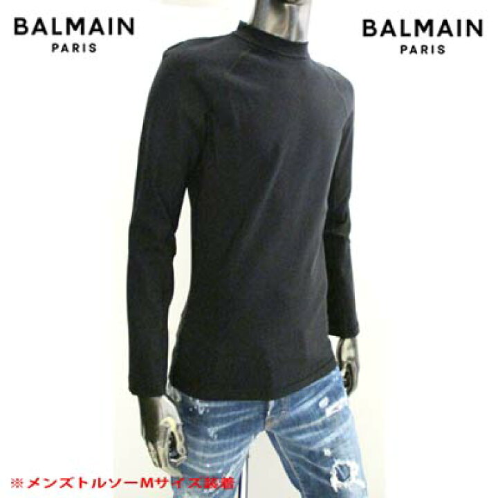 楽天市場】バルマン BALMAIN メンズ トップス Tシャツ ロンT 長袖 ロゴ 