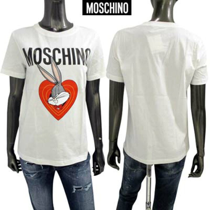 楽天市場】モスキーノ MOSCHINO Tシャツ 半袖 レディース トップス 