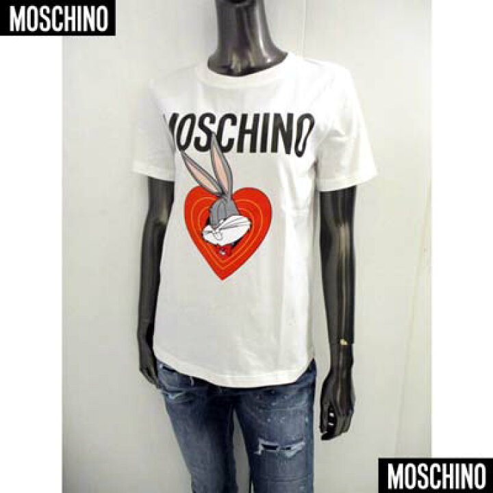 楽天市場】モスキーノ MOSCHINO Tシャツ 半袖 レディース トップス  