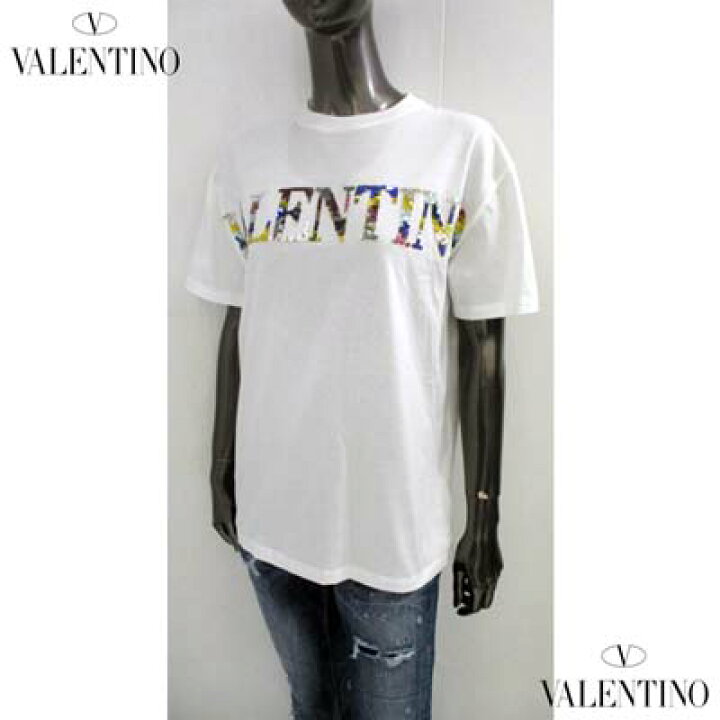 美品 ヴァレンティノ VALENTINO Tシャツ カットソー 半袖 ショート  