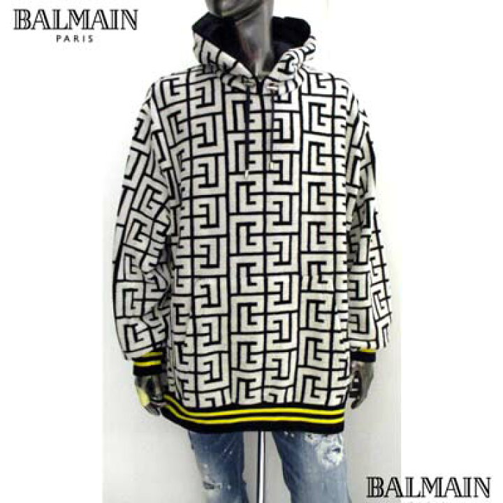 楽天市場】バルマン BALMAIN メンズ トップス パーカー フーディ 