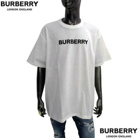 バーバリー BURBERRY メンズ トップス Tシャツ 半袖 ロゴ ※同デザインで色違いもあります フロントロゴプリント入り半袖Tシャツ ホワイト 8055309 130828 A1464 (R66000/R72600) 321 2023年春夏新作 【送料無料】 【smtb-TK】