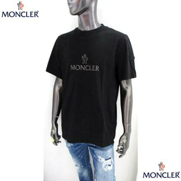 楽天市場】モンクレール MONCLER Tシャツ メンズ トップス 半袖 ロゴ 
