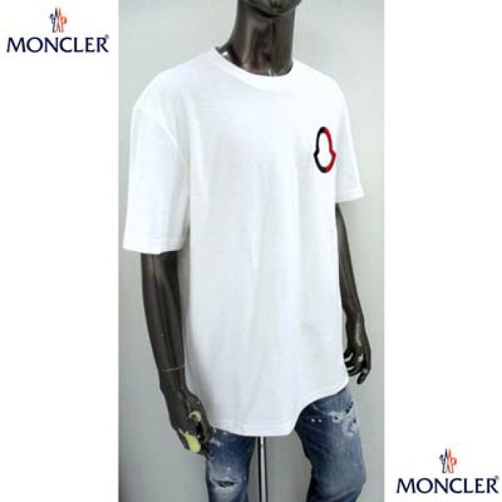 楽天市場】モンクレール MONCLER メンズ トップス Tシャツ 半袖 ロゴ 