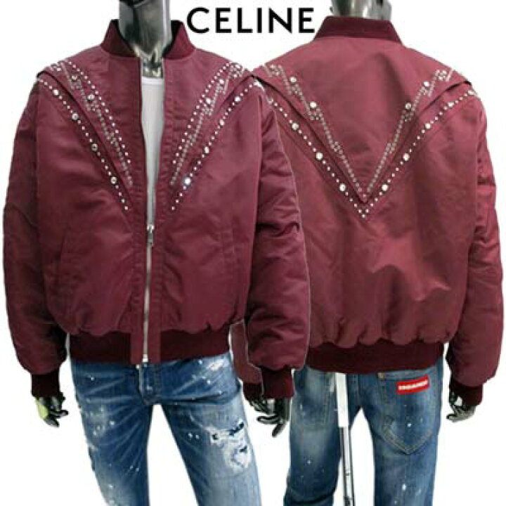 楽天市場】セリーヌ CELINE メンズ アウター ジャケット ロゴ フロント  