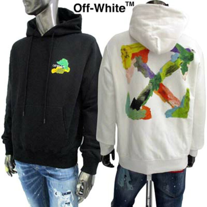 楽天市場】オフホワイト OFF-WHITE メンズ トップス パーカー フーディ 