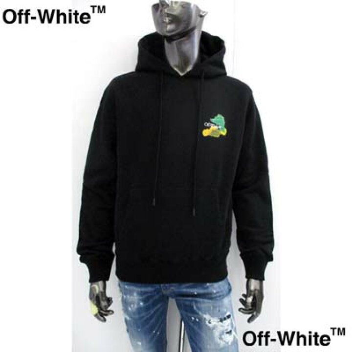 楽天市場】オフホワイト OFF-WHITE メンズ トップス パーカー フーディ 