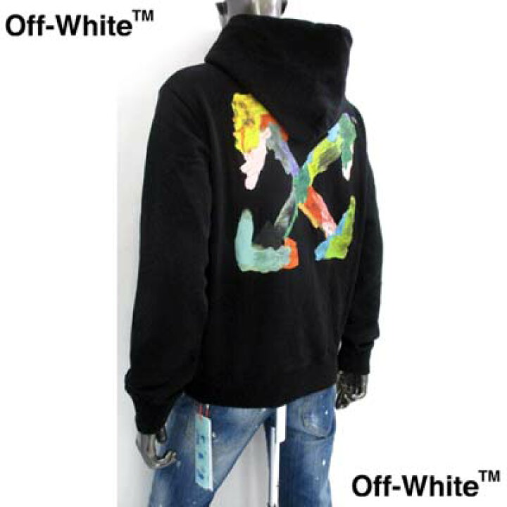 楽天市場】オフホワイト OFF-WHITE メンズ トップス パーカー フーディ 