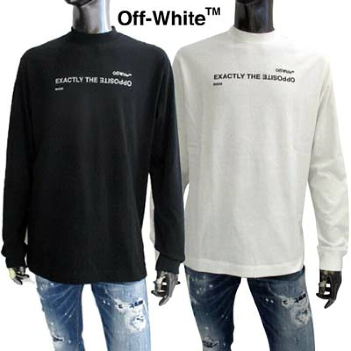 楽天市場】オフホワイト OFF-WHITE メンズ トップス Tシャツ ロンT 