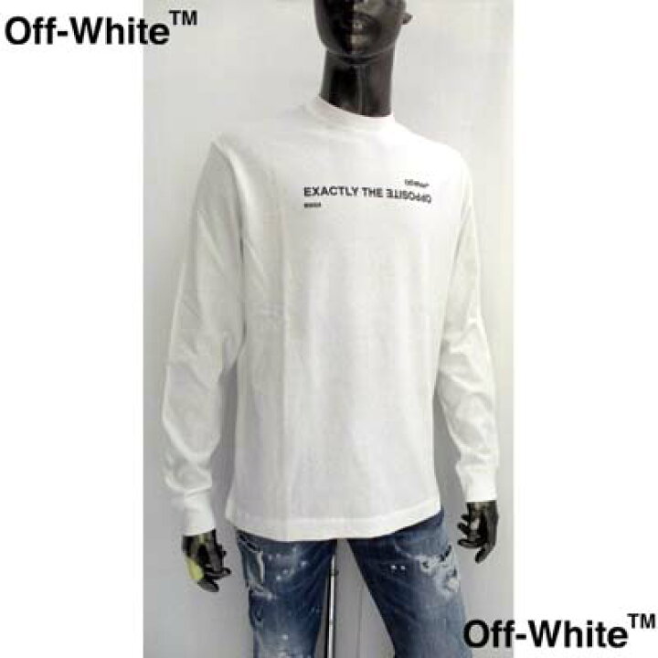 楽天市場】オフホワイト OFF-WHITE メンズ トップス Tシャツ ロンT 
