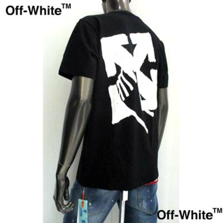 楽天市場】オフホワイト OFF-WHITE Tシャツ 半袖 メンズ トップス 背中 