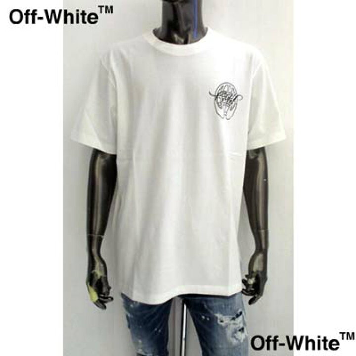 楽天市場】オフホワイト OFF-WHITE Tシャツ 半袖 メンズ トップス 背中  