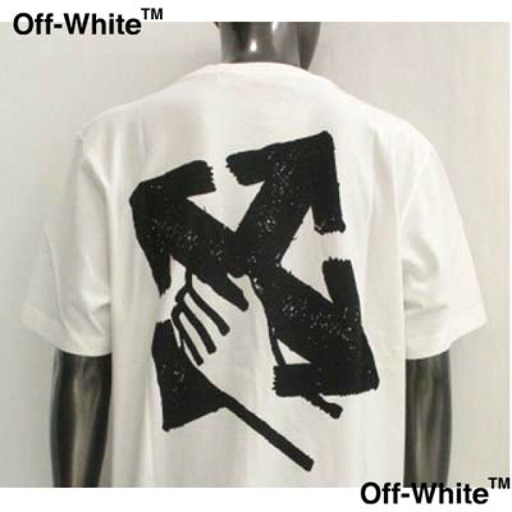 楽天市場】オフホワイト OFF-WHITE Tシャツ 半袖 メンズ トップス 背中 