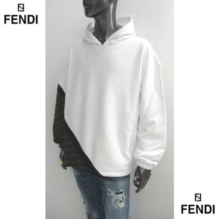 楽天市場】フェンディ FENDI メンズ パーカー フーディ スウェット 