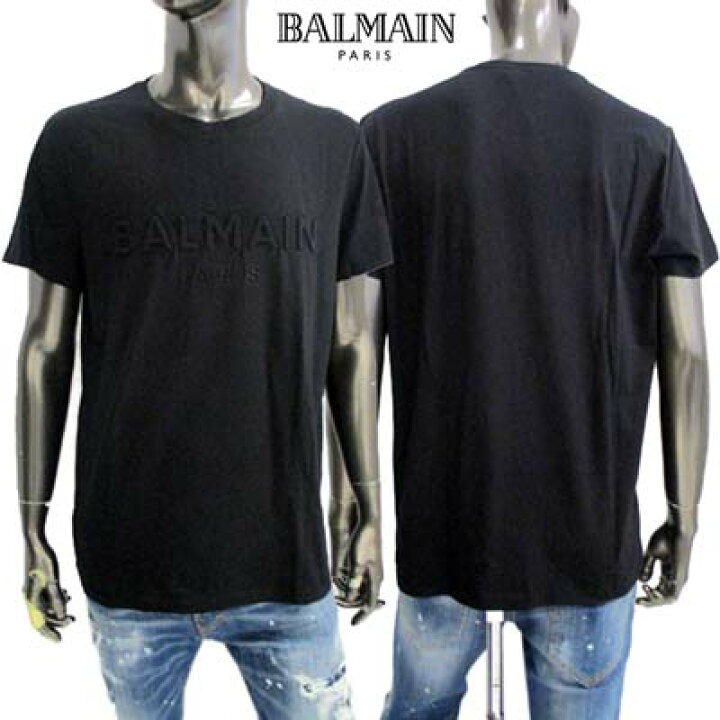 楽天市場】バルマン BALMAIN メンズ トップス Tシャツ 半袖 ロゴ  