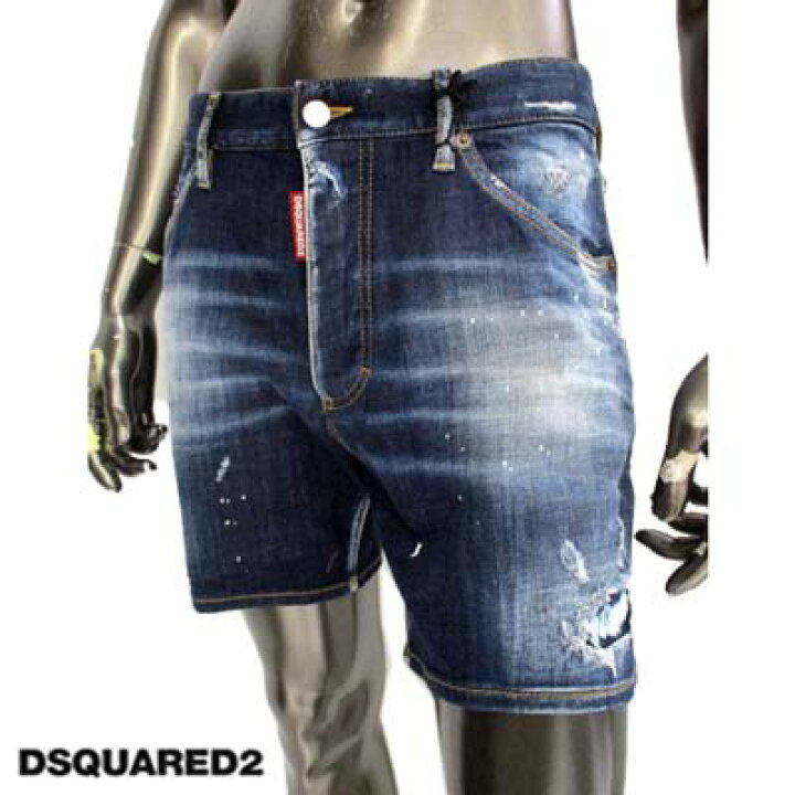 楽天市場】ディースクエアード DSQUARED2 メンズ ハーフパンツ デニム 