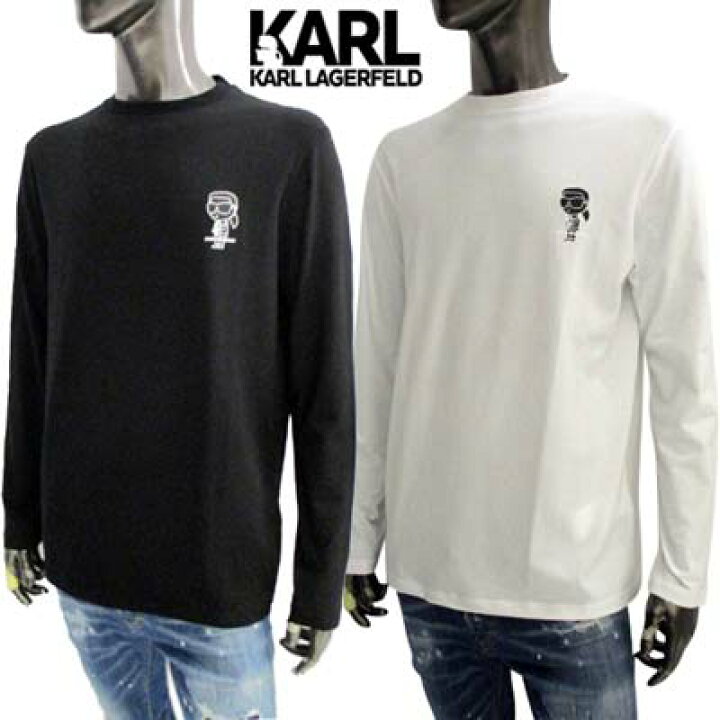 楽天市場】カールラガーフェルド KARL LAGERFELD メンズ Tシャツ ロンT 