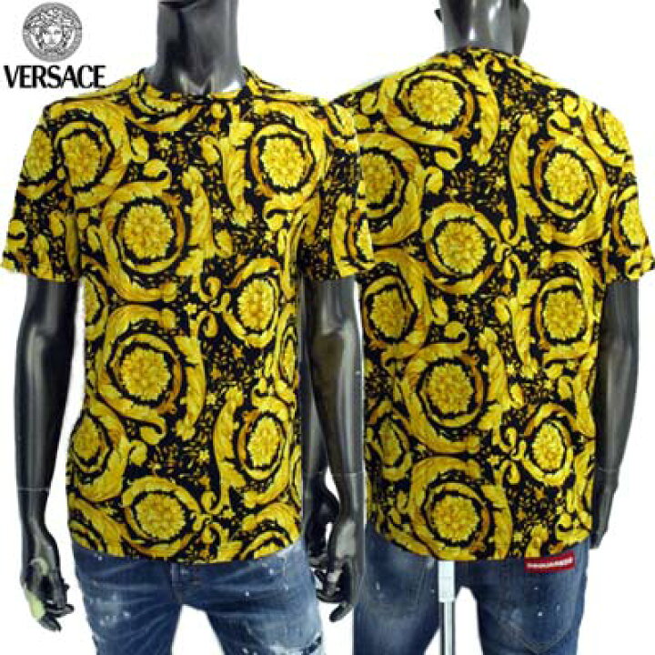 楽天市場】ヴェルサーチ VERSACE メンズ トップス Tシャツ 半袖 ロゴT 