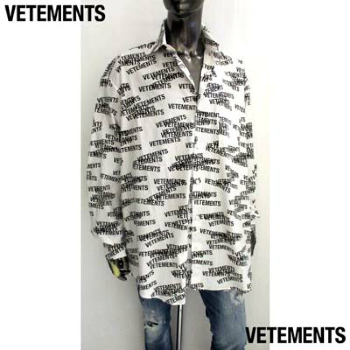 楽天市場】ヴェトモン VETEMENTS メンズ シャツ カジュアル 長袖 総柄 