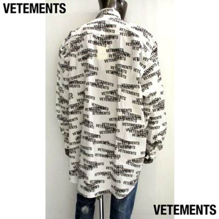 楽天市場】ヴェトモン VETEMENTS メンズ シャツ カジュアル 長袖 総柄 