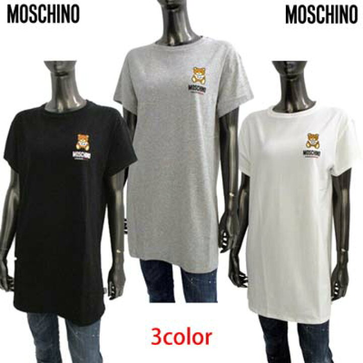 楽天市場】モスキーノ MOSCHINO レディース Tシャツ 半袖 ロゴT 3color 