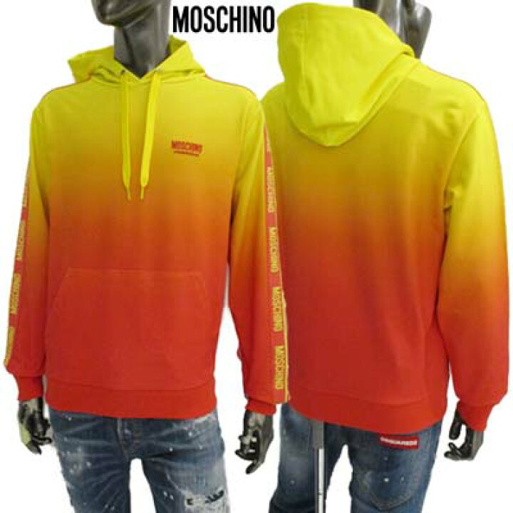 楽天市場】モスキーノ MOSCHINO メンズ パーカー フーディ スウェット 